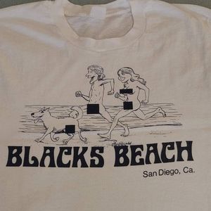 ISO Vintage Blacks Beach tee shirt